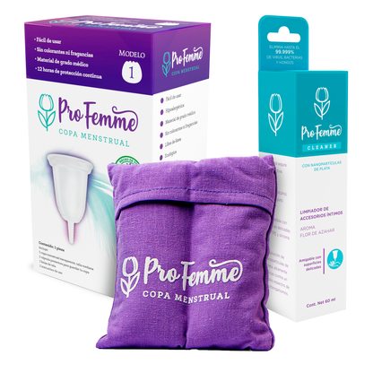 ProFemme Modelo 1 + Almohadilla + ProFemme Cleaner