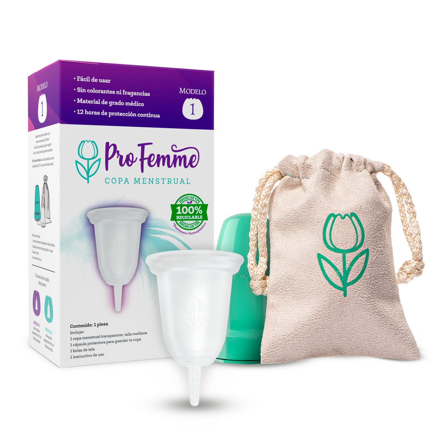 ProFemme Modelo 1 + Bolsa + Cápsula