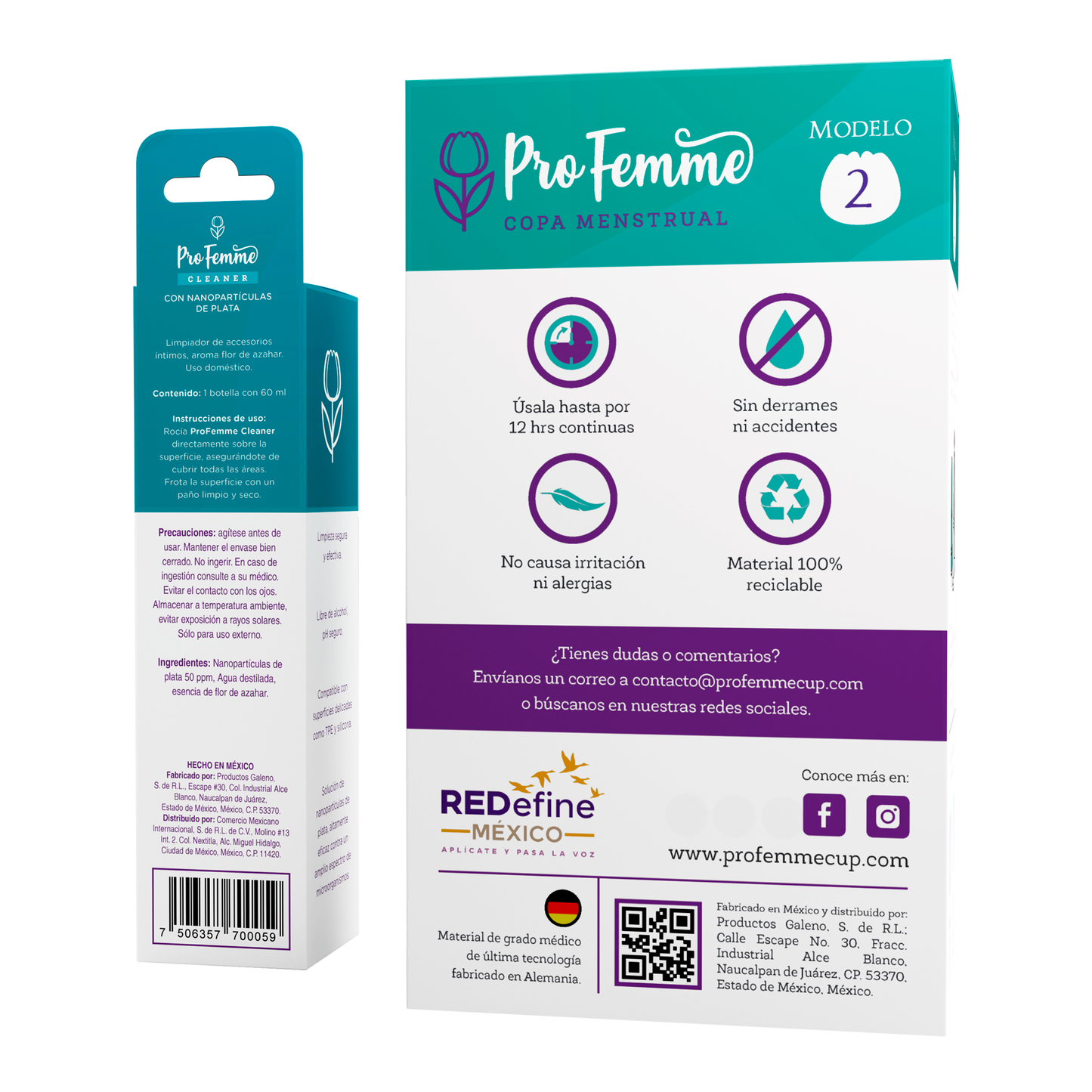 ProFemme Modelo 2 + Cleaner