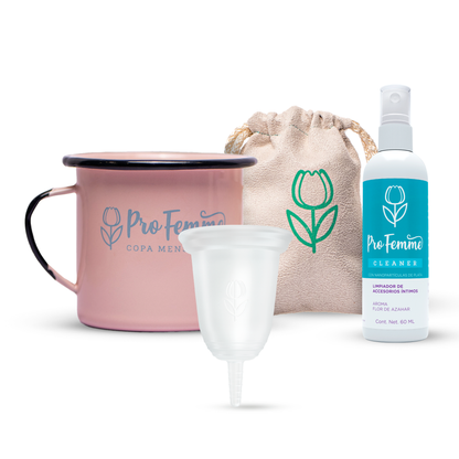 ProFemme Modelo 2 + Taza de peltre + ProFemme Cleaner