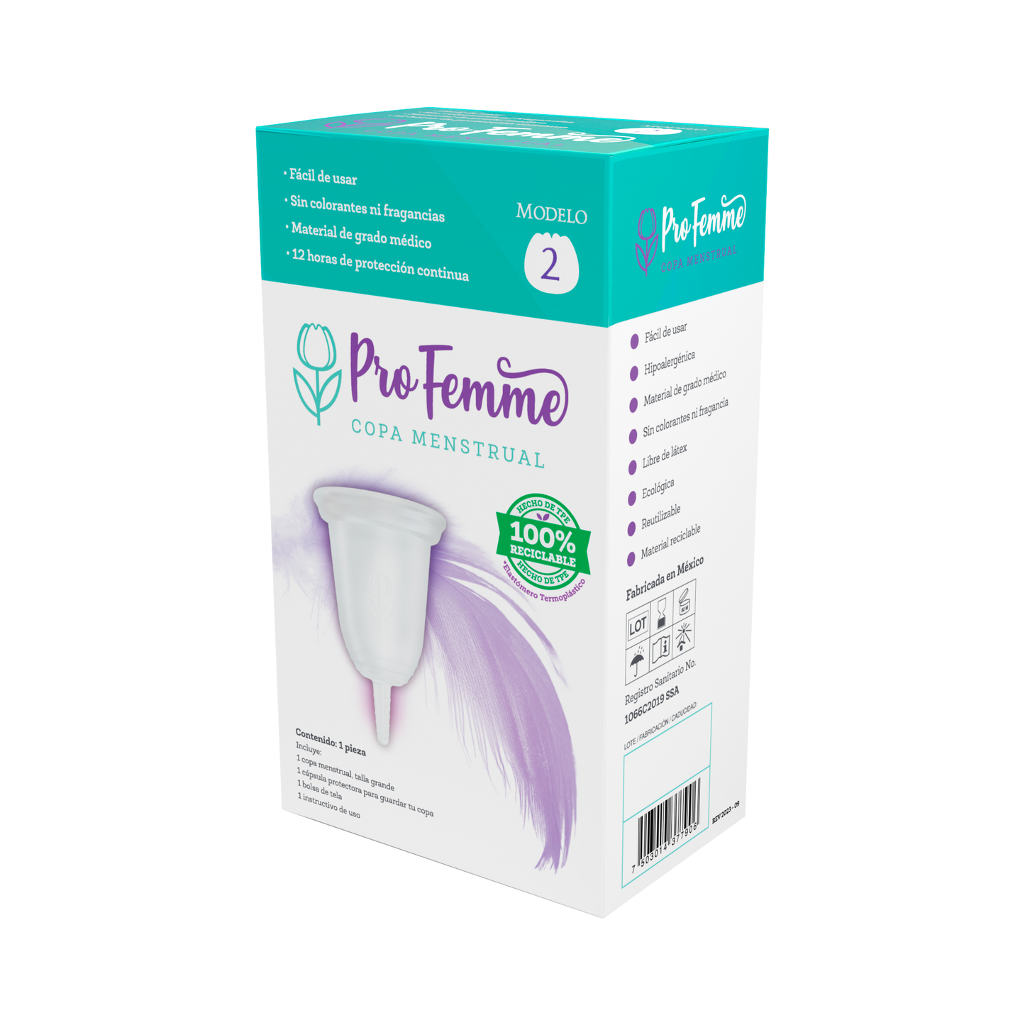 ProFemme Modelo 2 + Bolsa + Cápsula