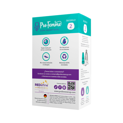 ProFemme Modelo 2 + Taza de peltre + ProFemme Cleaner